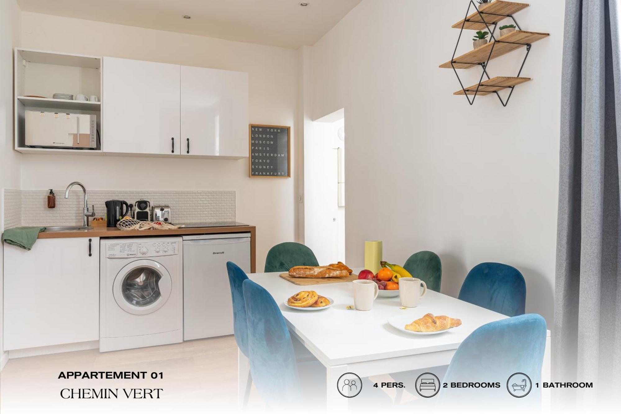 Appartement Beauquartier - Chemin Parijs